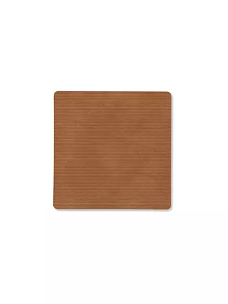 LIND DNA |  Glasuntersetzer 10x10cm CORDUROY ECKIG Nature | 